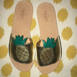 Kate spade pineapple slide